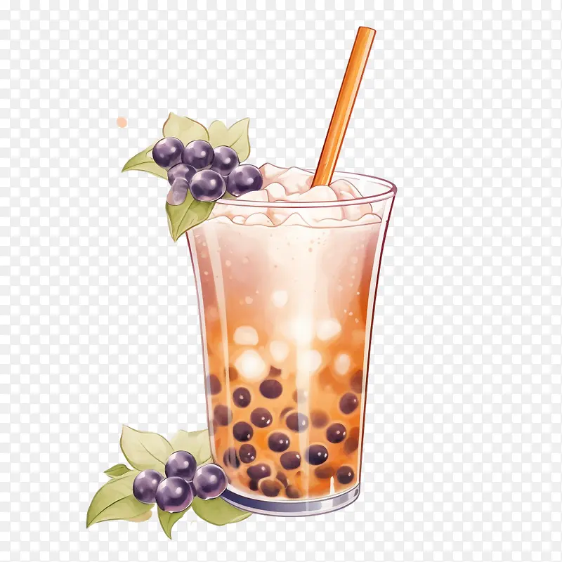 珍珠奶茶-珍珠奶茶柠檬柠檬水鸡尾酒饮料