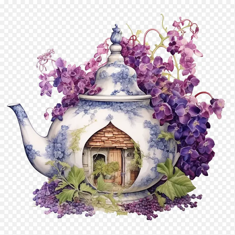 葡萄和花-藤