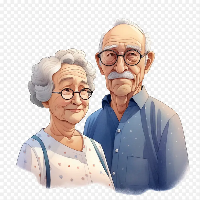 国际老年人日-眼镜
