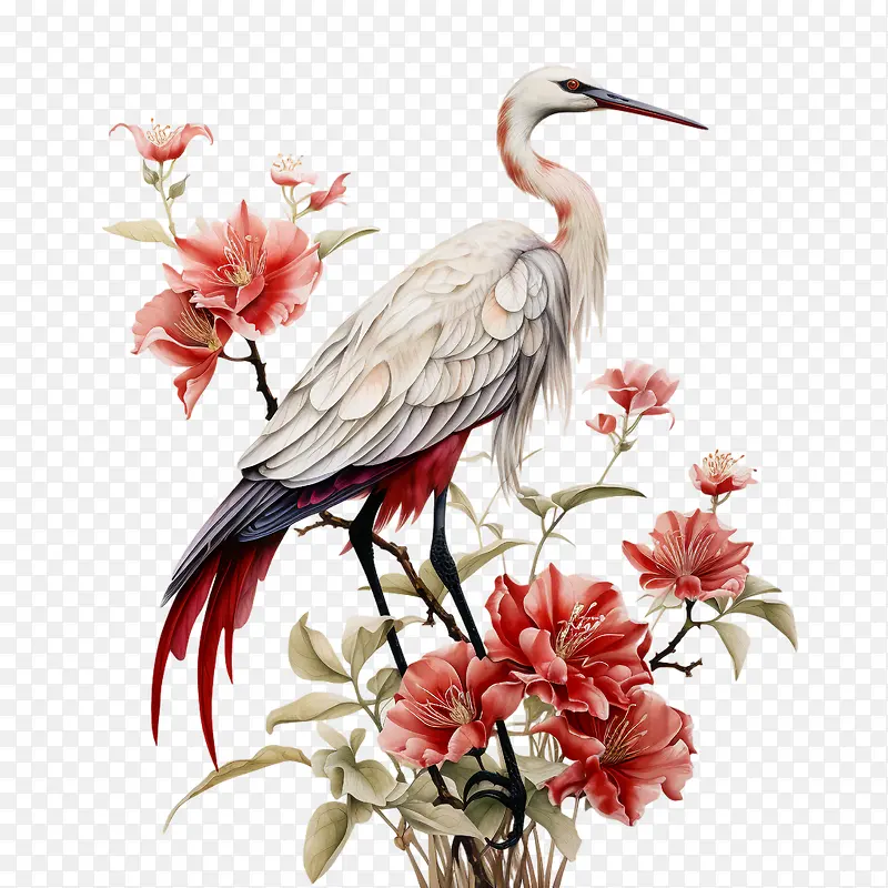 鹤花-樱花