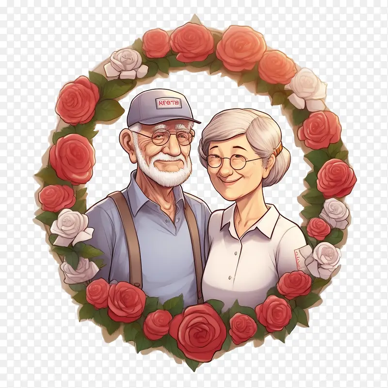 国际老年人日-花冠