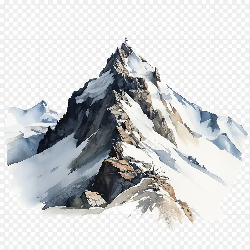 国家登顶日-国家登顶日山雪峰白雪皑皑
