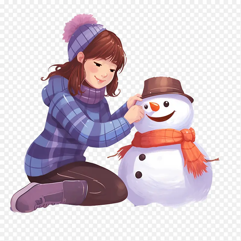 堆雪人-雪人