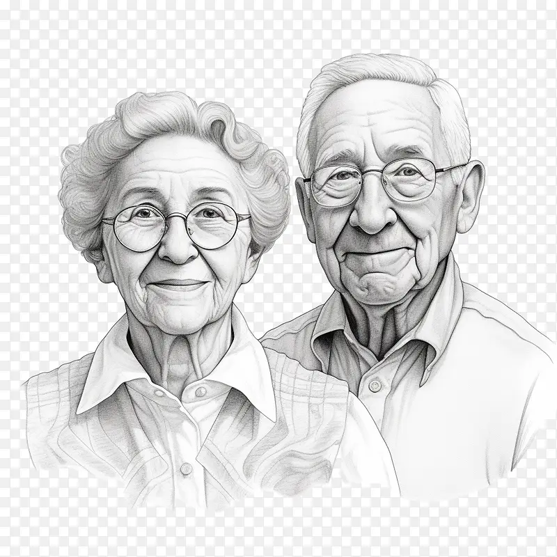 国际老年人日-国际老年人日老年人祖父母老年夫妇幸福的夫妇