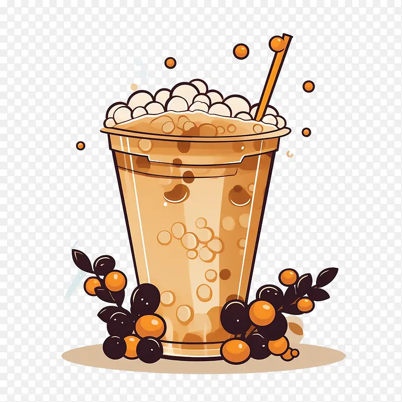 珍珠奶茶-咖啡豆