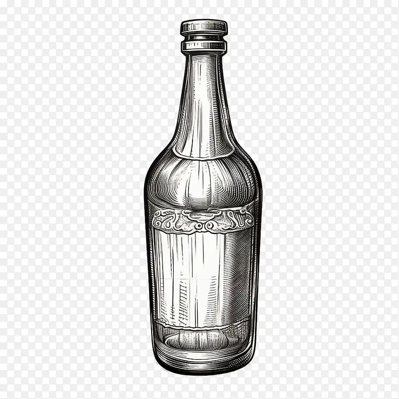啤酒瓶-啤酒瓶瓶金属银酒