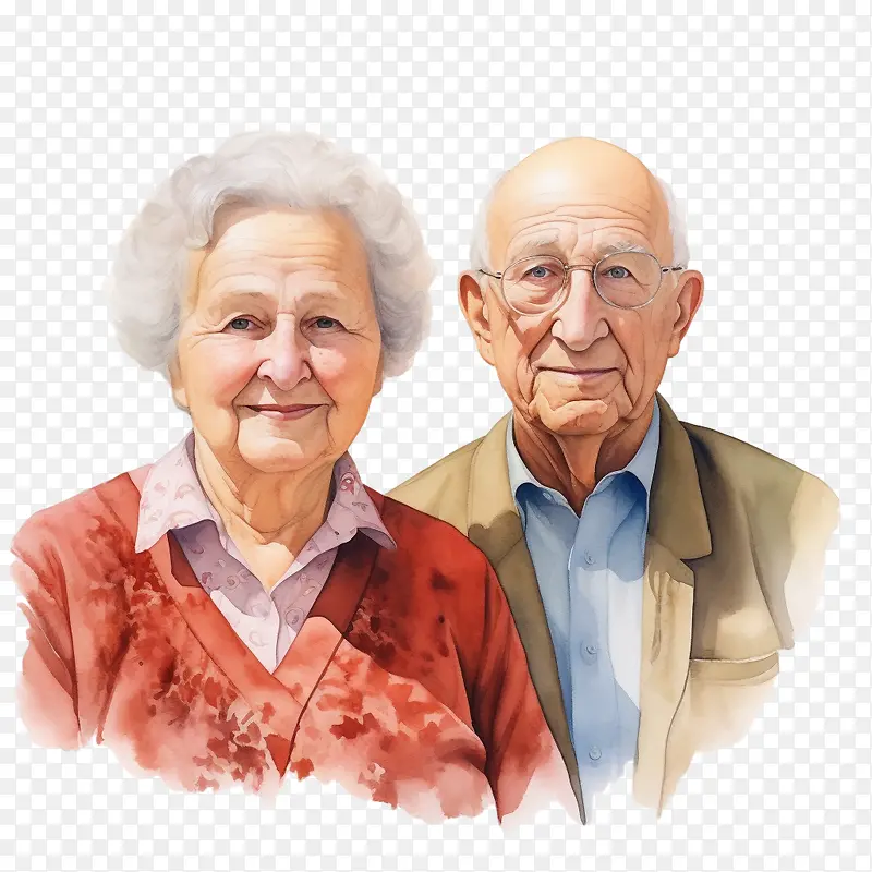 国际老年人日-国际老年人日老年人祖父母老年夫妇幸福的夫妇