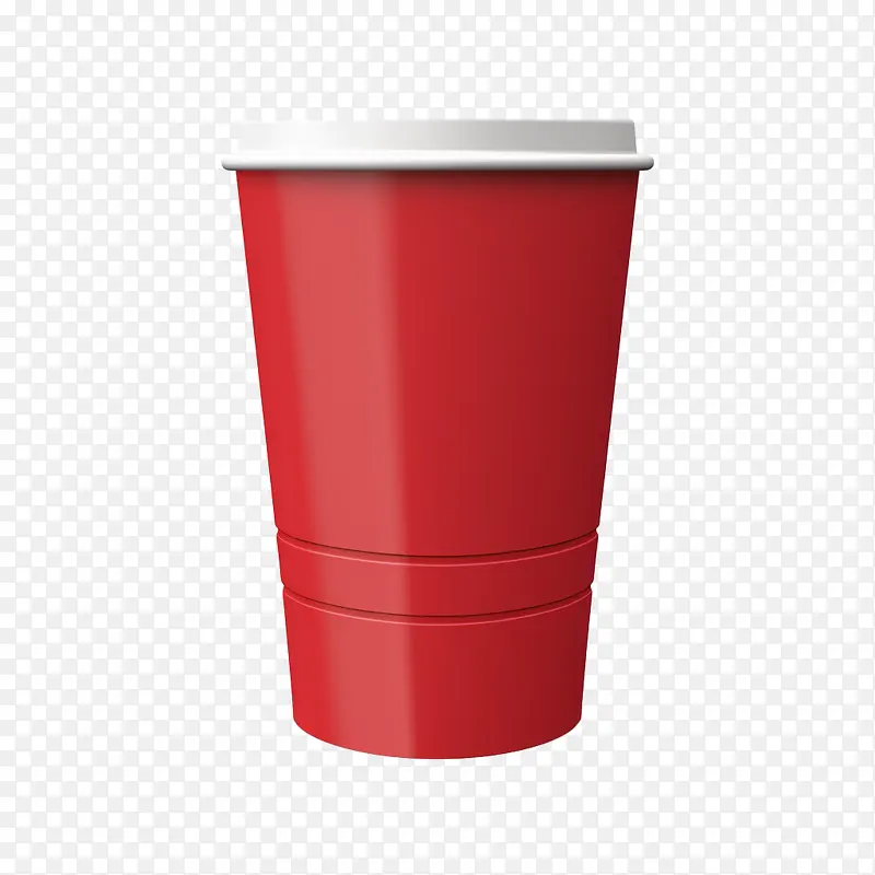 纸咖啡杯-纸咖啡杯红杯塑料杯饮水杯一次性杯子