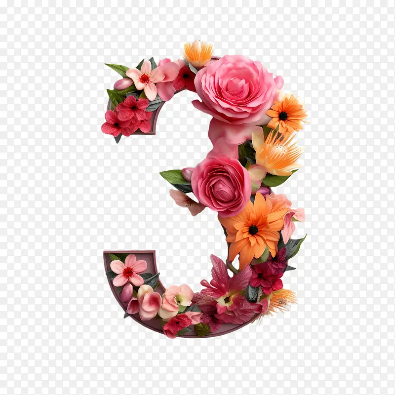 3号花-3号花花字母数字生日