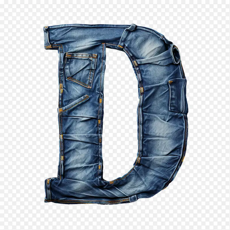 字母d-字母d牛仔裤牛仔服装纺织品