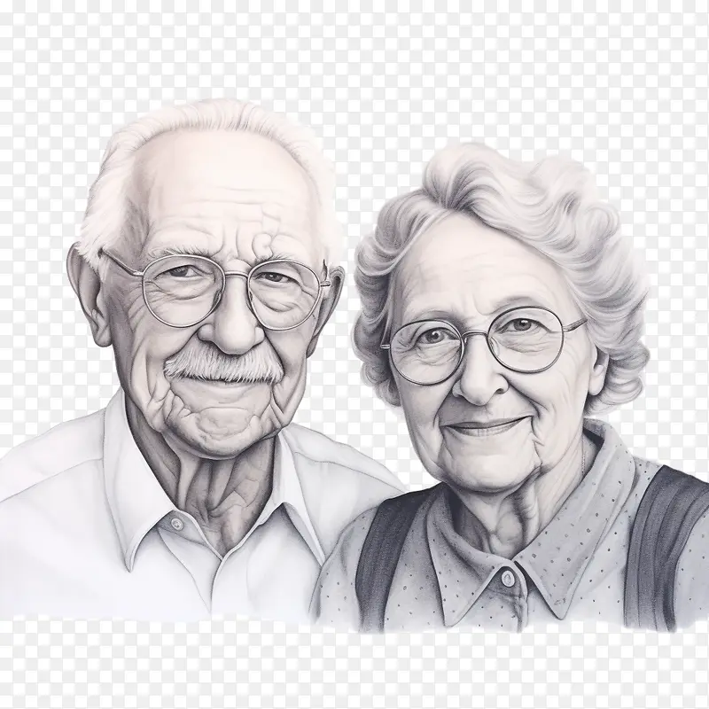 国际老年人日-国际老年人日老人老妇老年夫妇幸福的夫妇