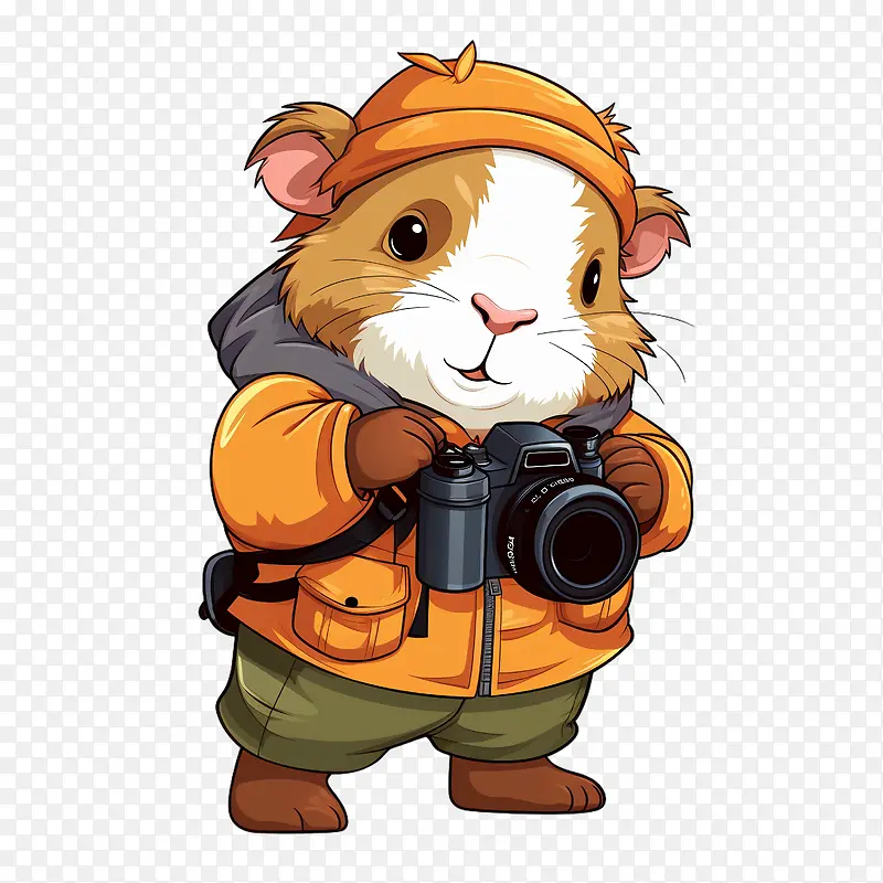 豚鼠-豚鼠卡通猪侏儒老鼠小动物