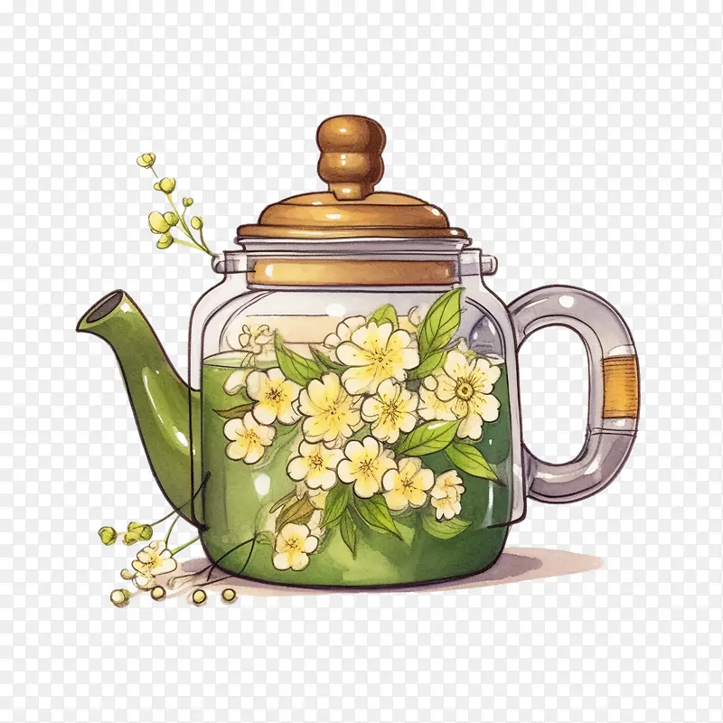茶壶-绿茶