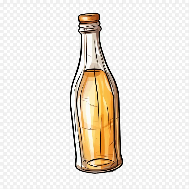 啤酒瓶-啤酒瓶玻璃瓶酒精饮料啤酒瓶