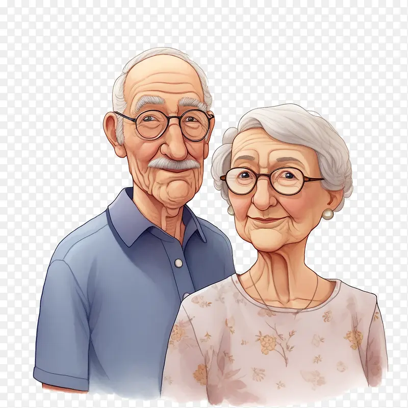 国际老年人日-国际老年人日老夫妇老年爱幸福