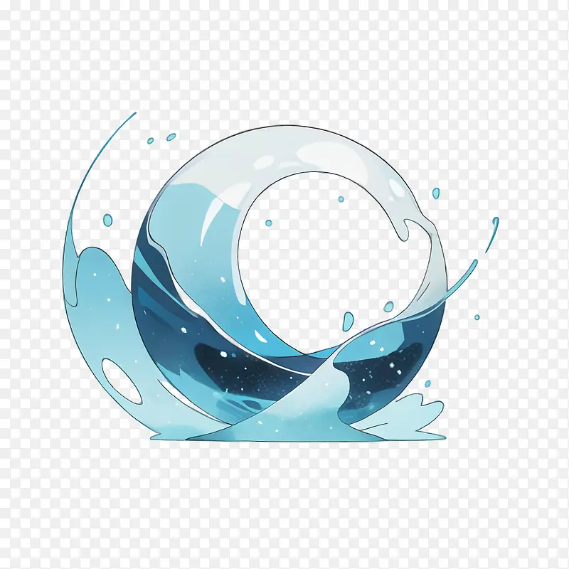 海洋-海洋水波海洋液体