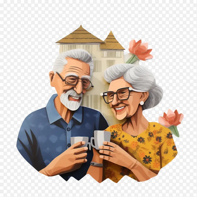 国际老年人日-国际老年人日老夫妇老夫妇晚年之爱