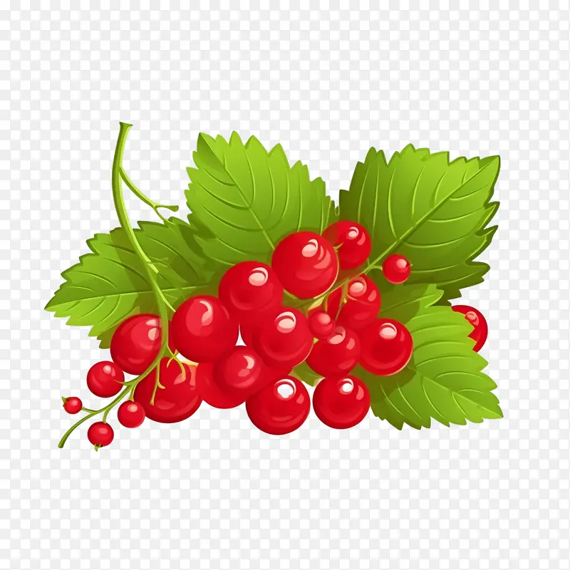 红蔓越莓-红蔓越莓覆盆子红色浆果水果浆果