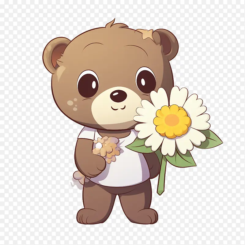 泰迪熊日-雏菊