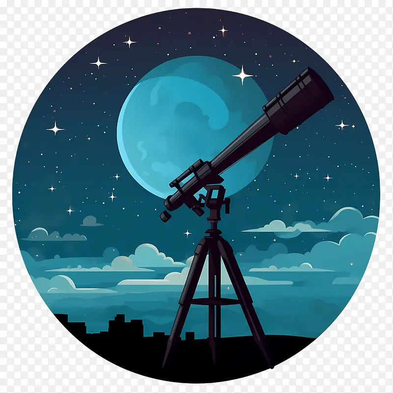 天文日-天文日天文望远镜夜空观星