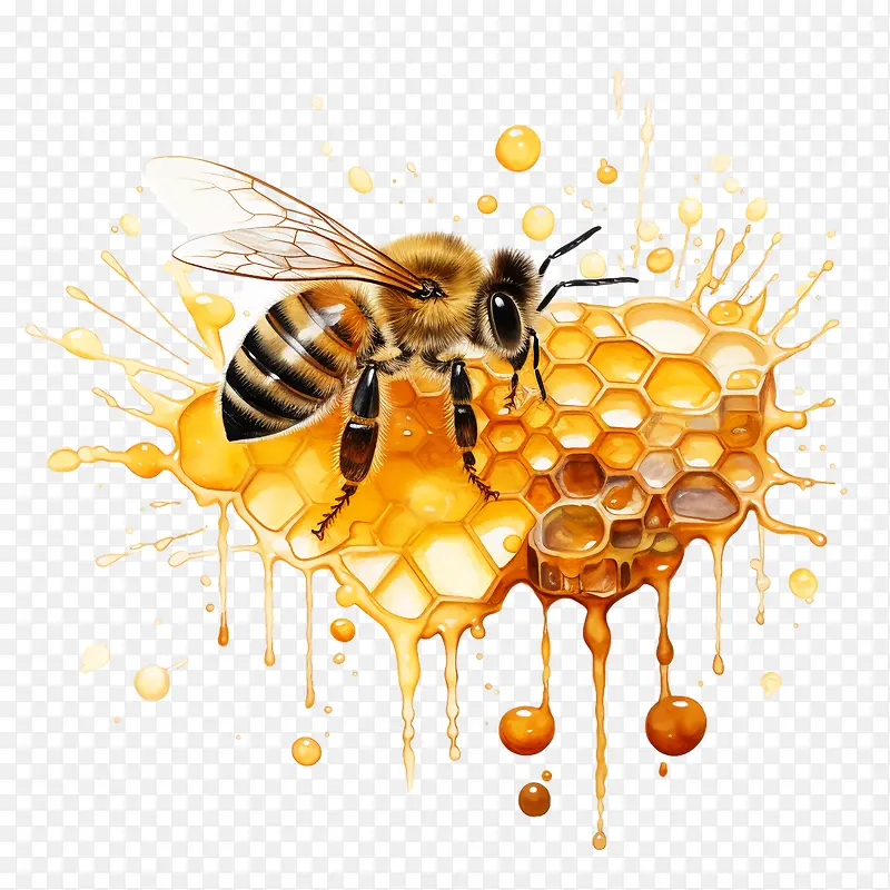 世界蜜蜂日-世界蜜蜂日蜜蜂蜂巢蜂窝