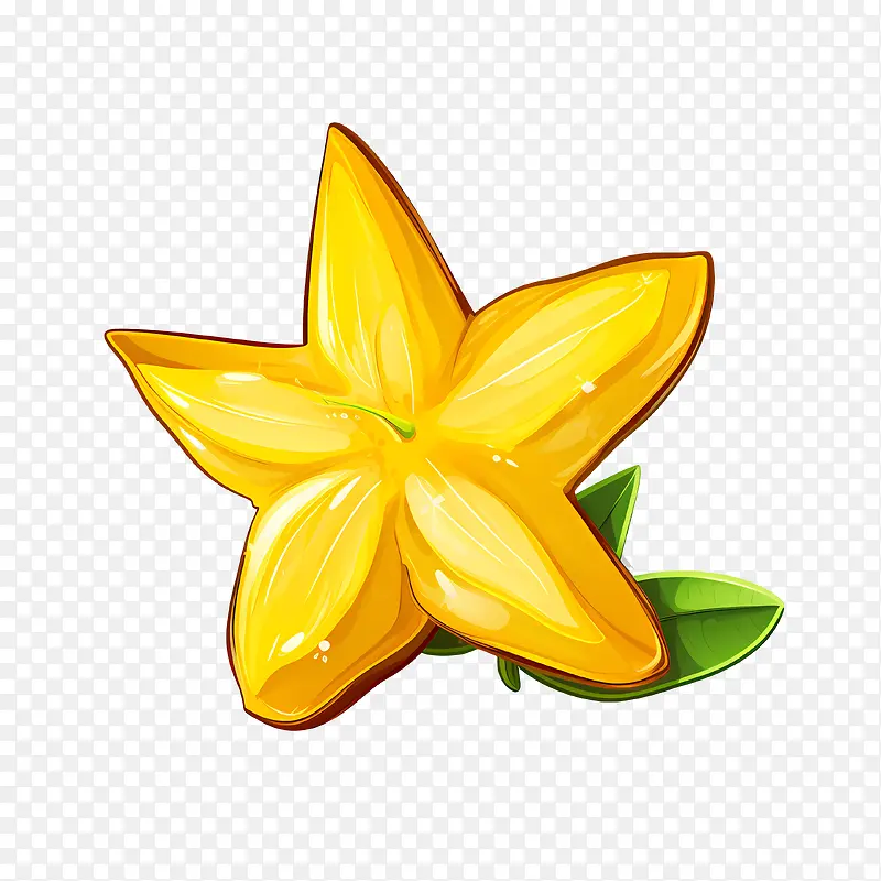 杨桃-杨桃花黄色植物叶