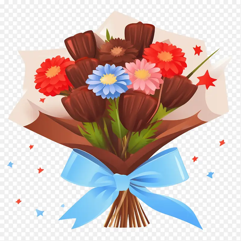 国际巧克力日-鲜花束