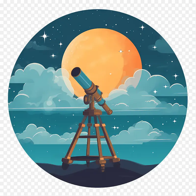 天文日-天文日太空望远镜天文学夜空