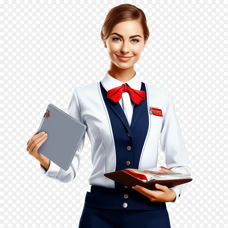 酒店员工日-酒店员工日微笑空姐航空公司制服