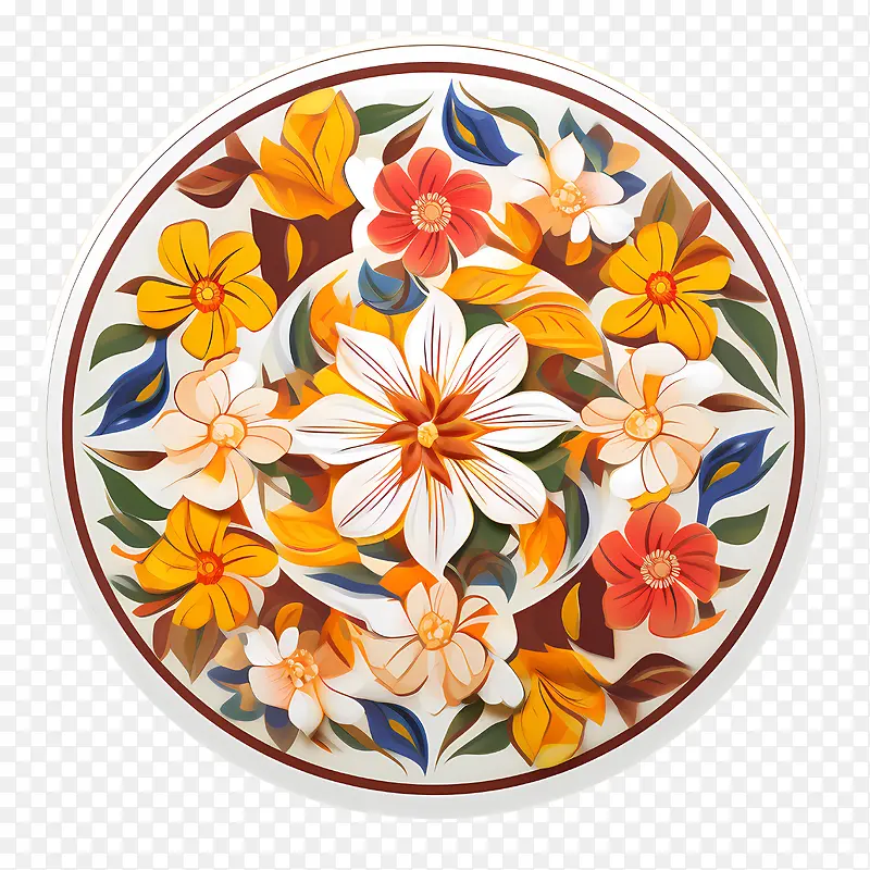 onam花卉rangoli-onam花卉rangoli花花卉图案多彩