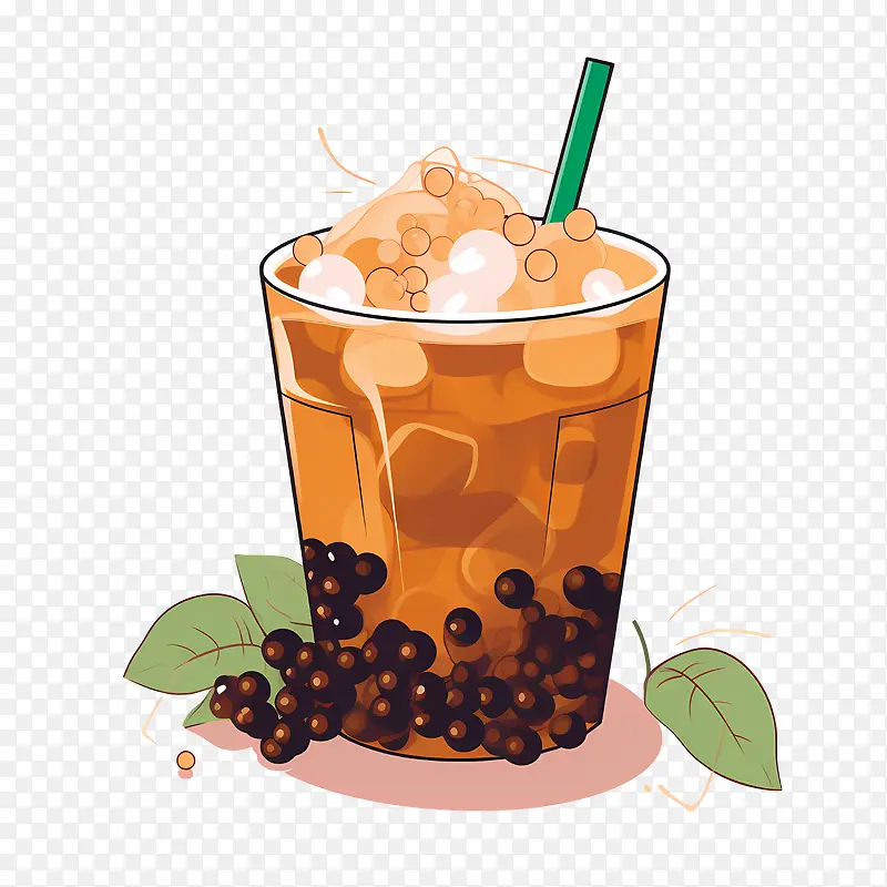珍珠奶茶-冰咖啡