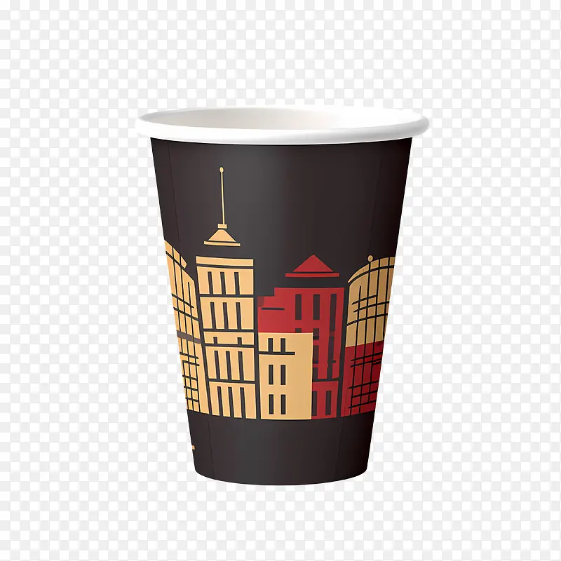 纸杯-纸杯城市景观城市建筑建筑
