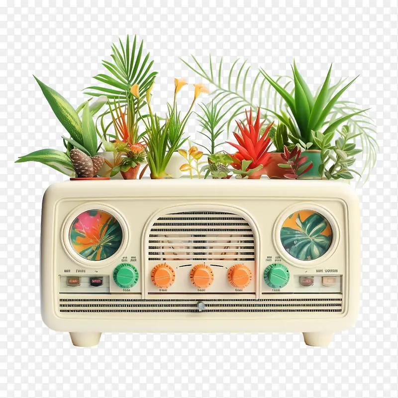 全国广播日-花盆