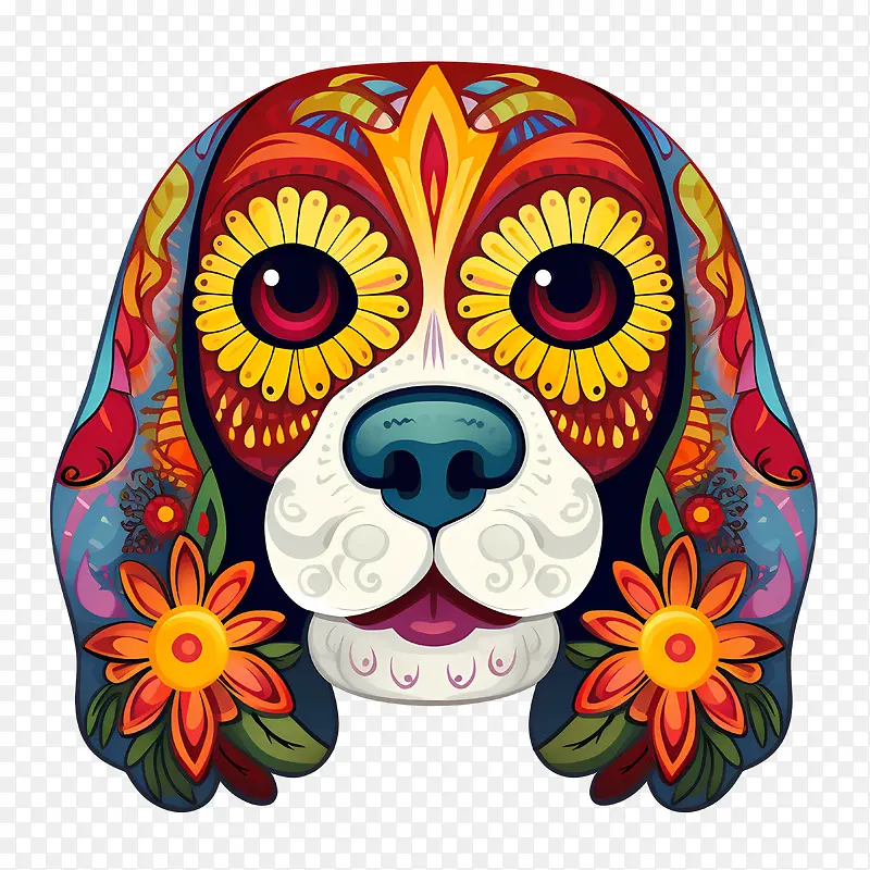 diadelosmuertos-头骨艺术