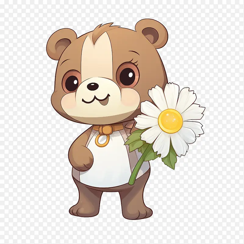 泰迪熊日-雏菊