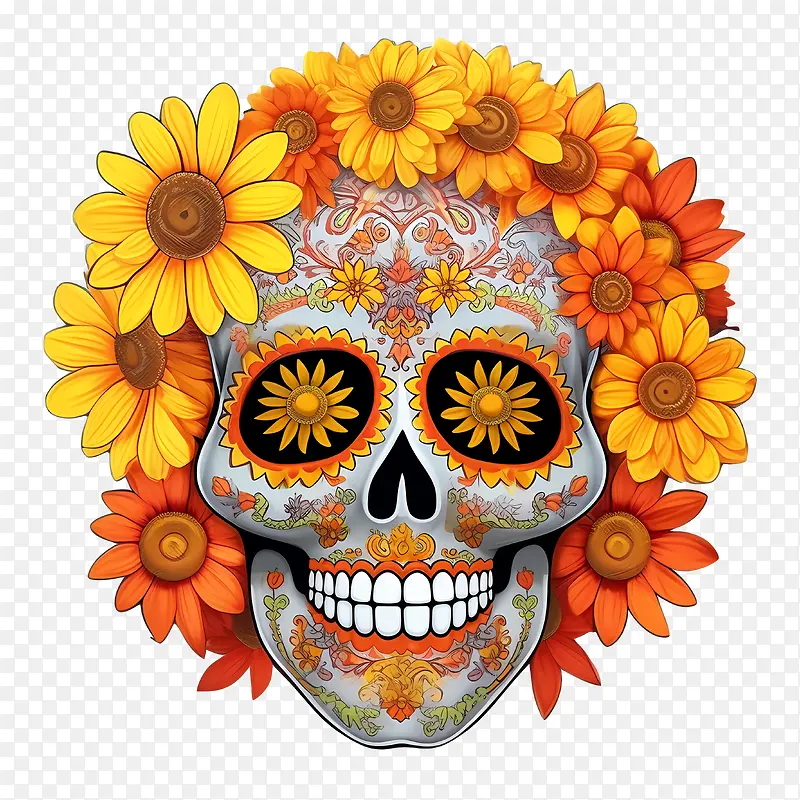 亡灵节-亡灵节亡灵节骷髅糖骷髅亡灵节