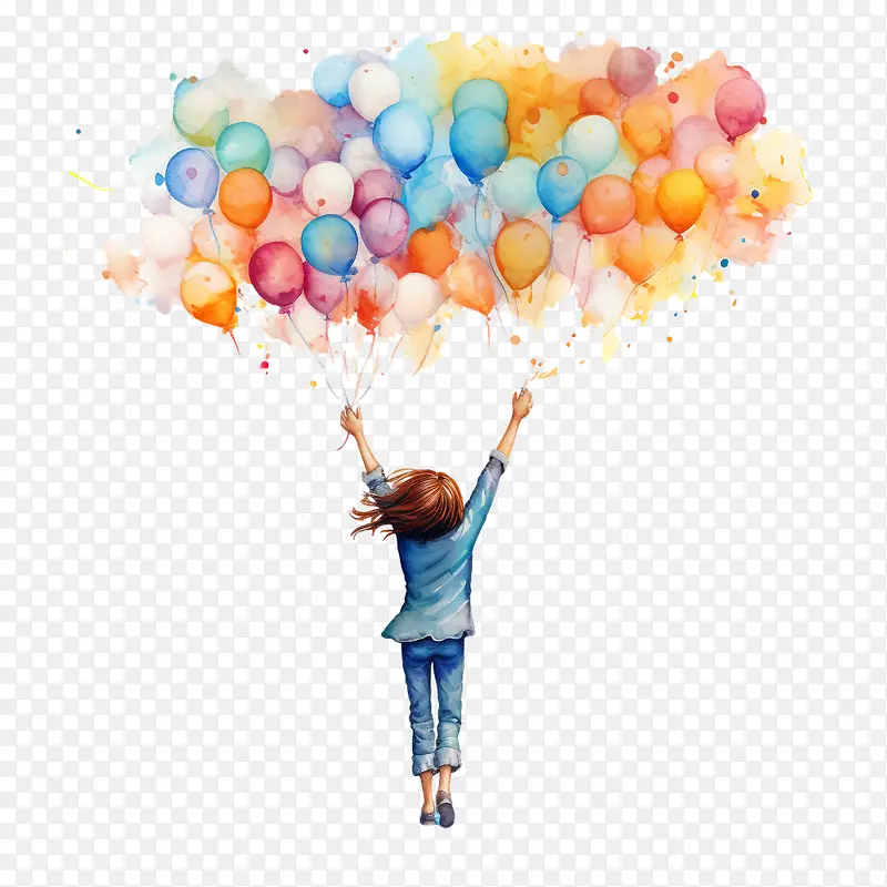 民族幸福发生日-民族幸福发生日快乐的孩子水彩颜色