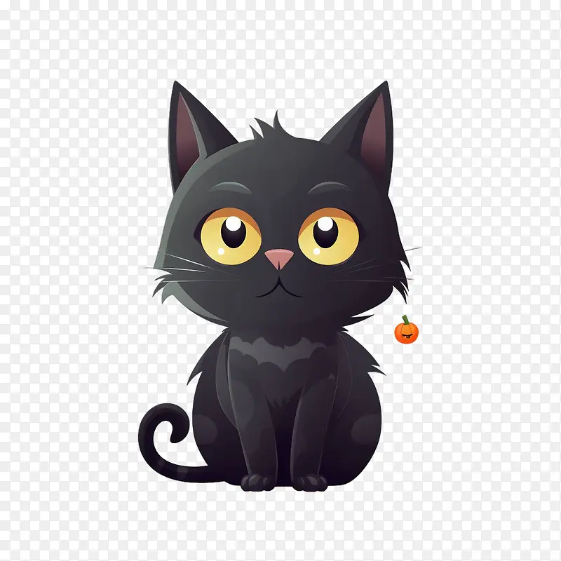 万圣节-猫画