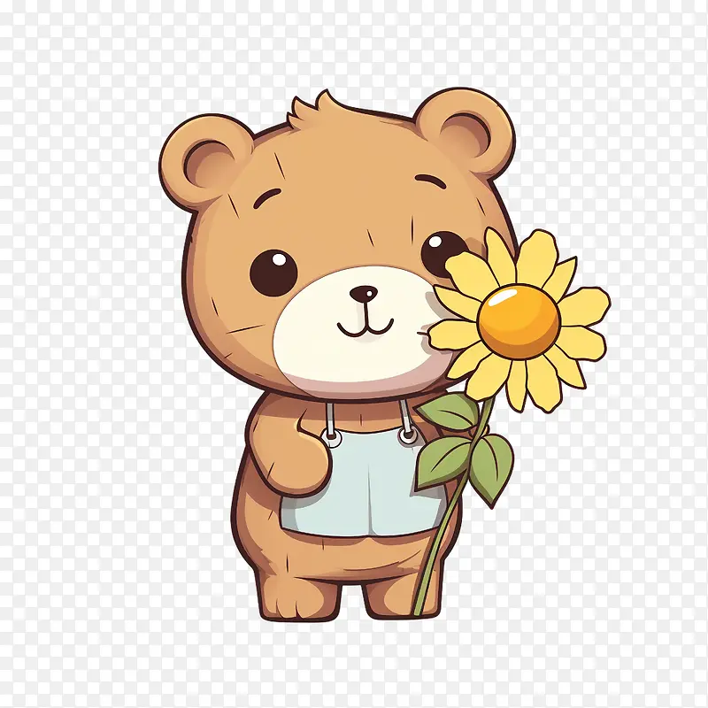 泰迪熊日-向日葵