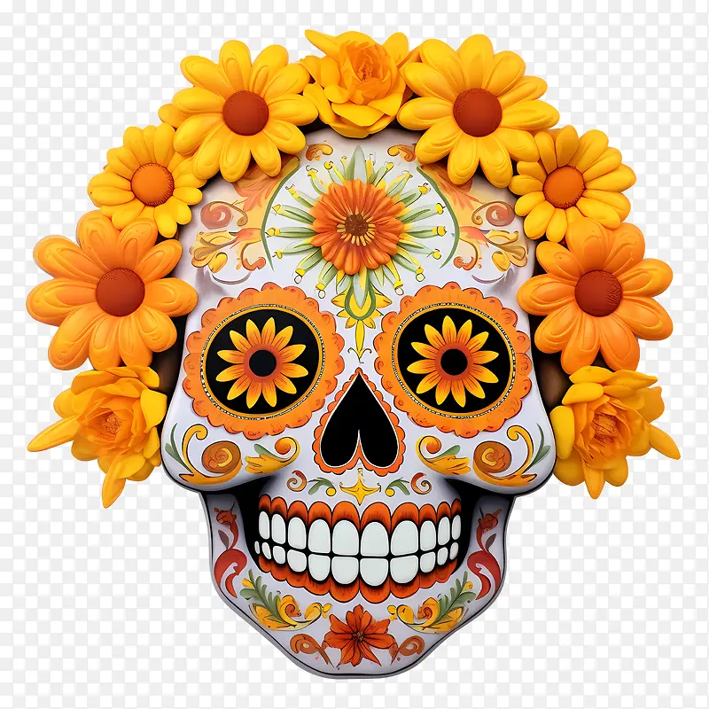 diadelosmuertos-花冠