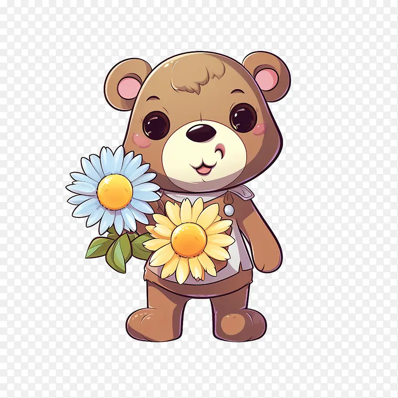 泰迪熊日-雏菊