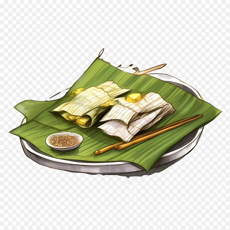 OnamSadya食物-香蕉叶