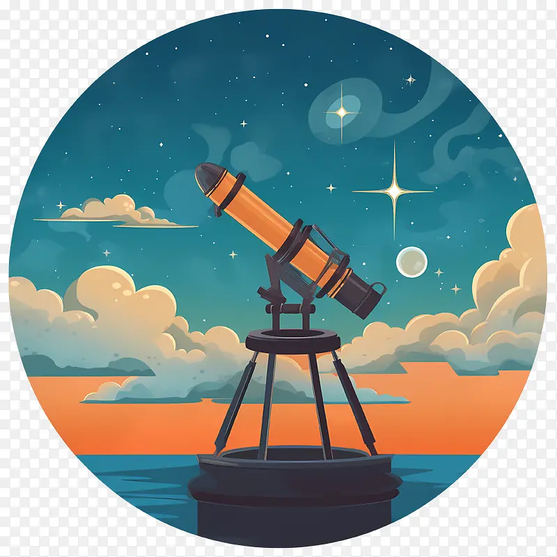 天文日-天文日天文望远镜夜空星座