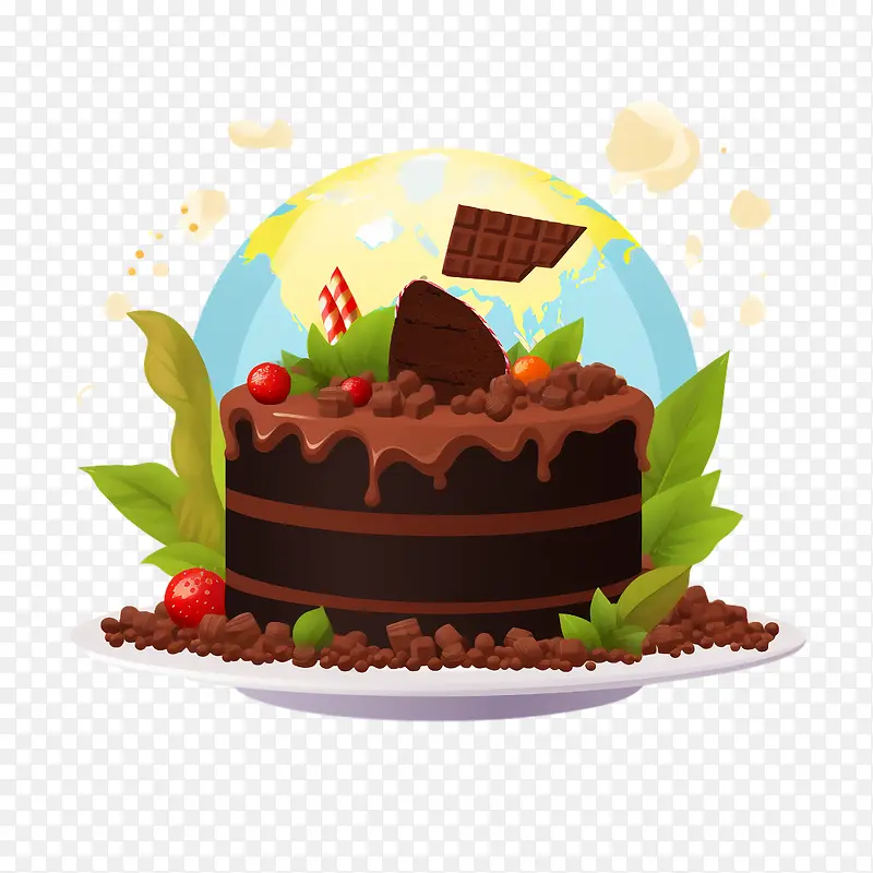 国际巧克力日-生日蛋糕