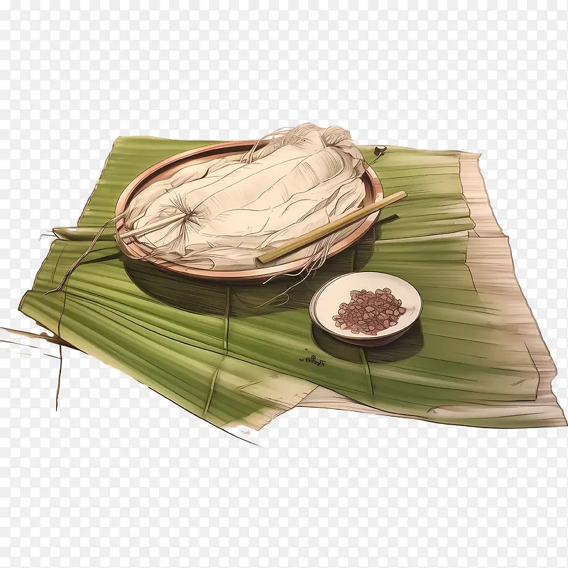 OnamSadya食物-香蕉叶