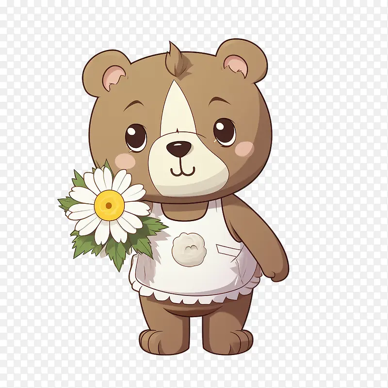 泰迪熊日-雏菊