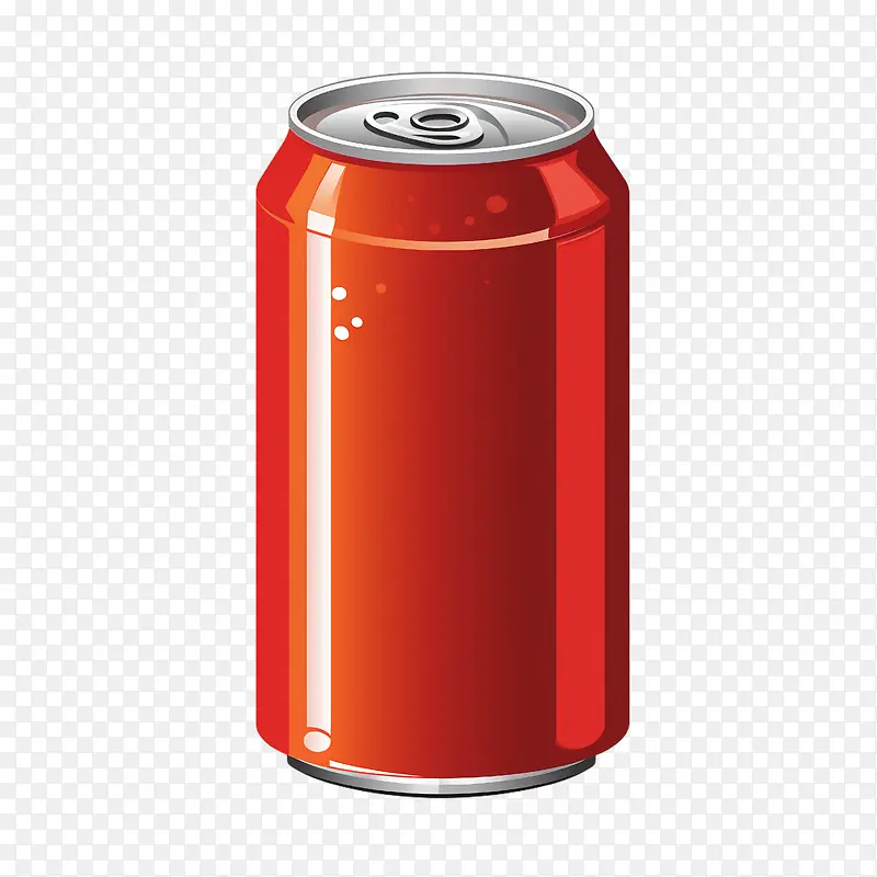 可乐罐-可乐罐饮料罐红色碳酸