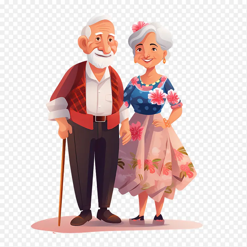 国际老年人日-国际老年人日老人老妇老年人夫妇