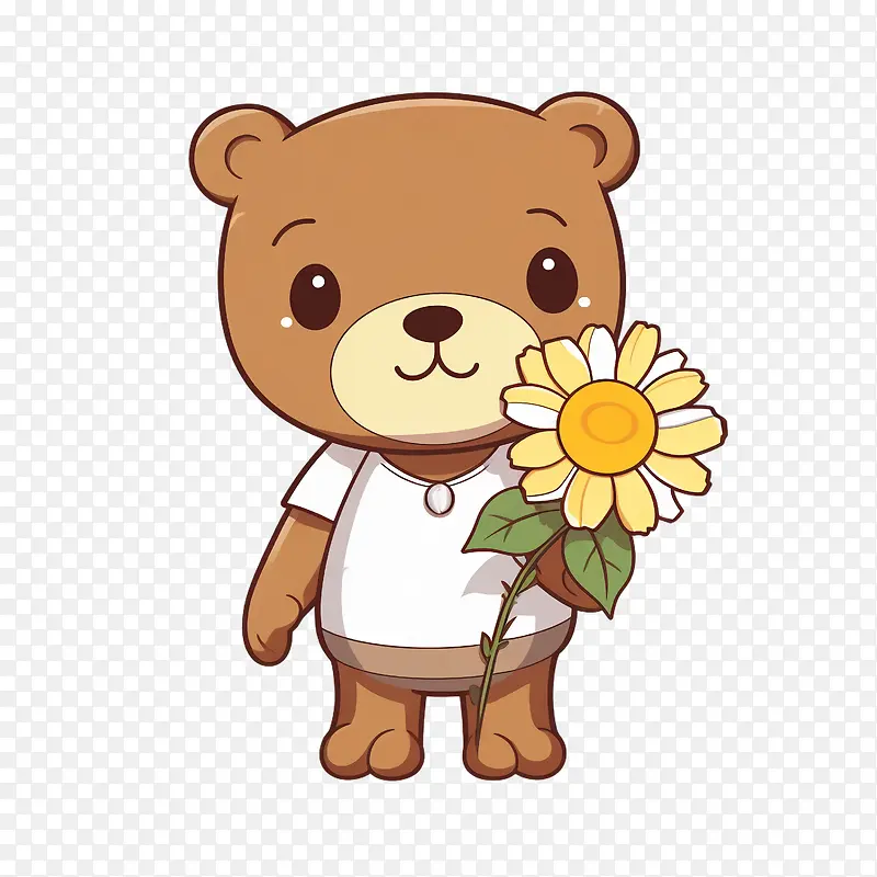 泰迪熊日-泰迪熊日熊可爱卡通微笑