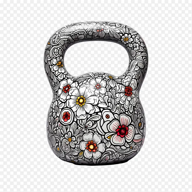 锻炼-锻炼壶铃花壶铃举重